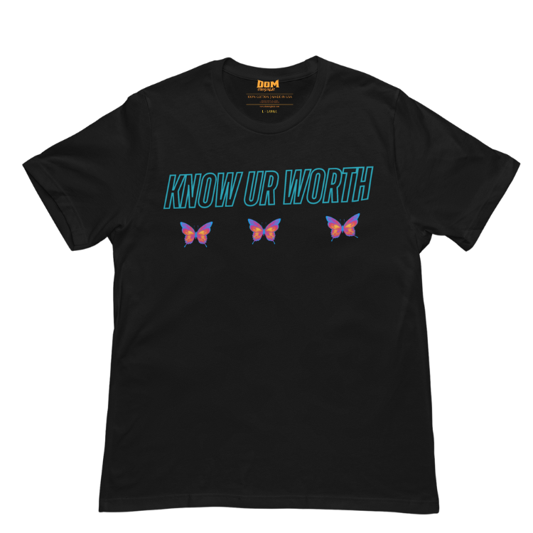 Know ur Worth Tee (Blue)