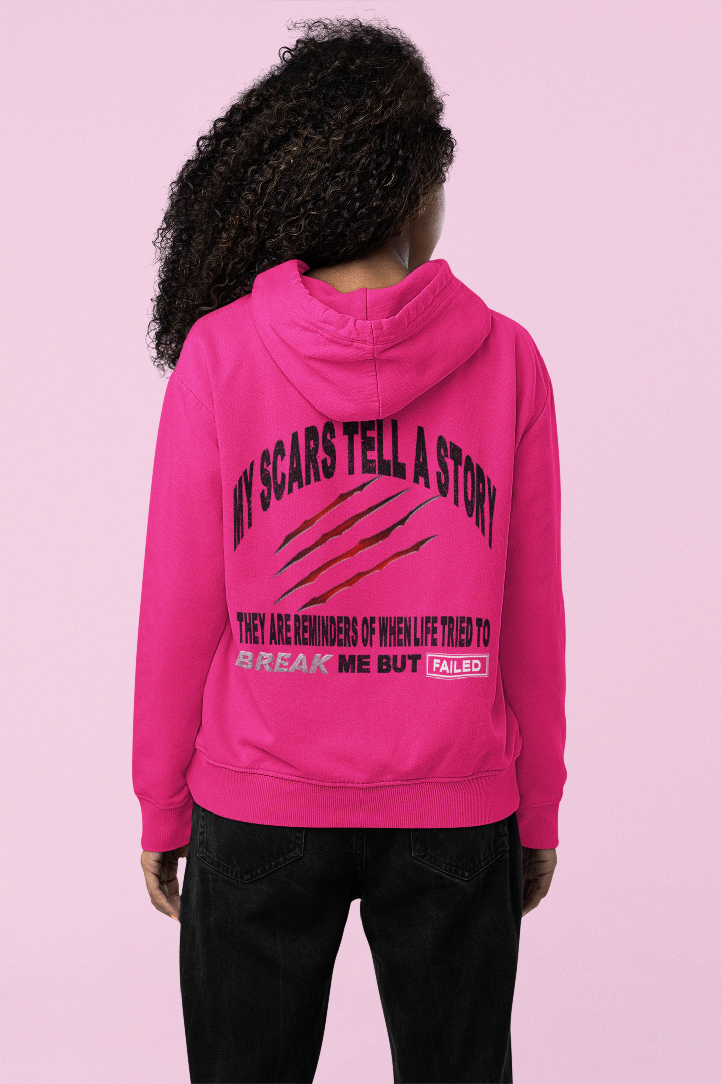 My Scars Hoodie (Pink)